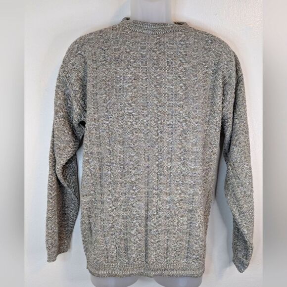 VTG Bill Blass Preppy Academia Grandpacore Cabincore Cozycore Knit Sweater S - Picture 1 of 9